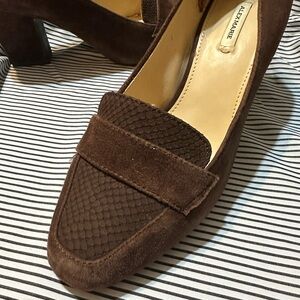 Alex Marie Brown Suede Women's Loafers